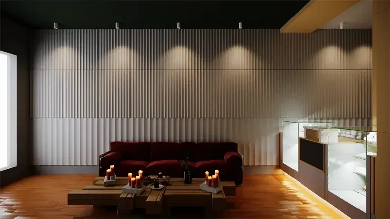 Furrow wall panel design
